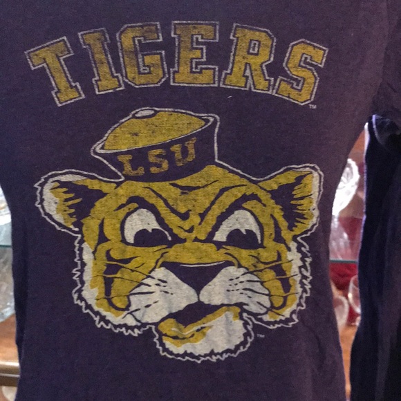 Nike S 4-6 L/S Vintage LSU Shirt - Picture 2 of 5